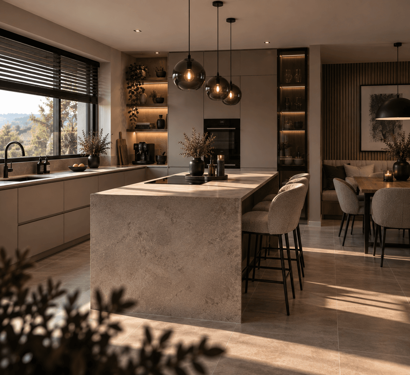 Warm Neutral Kitchen