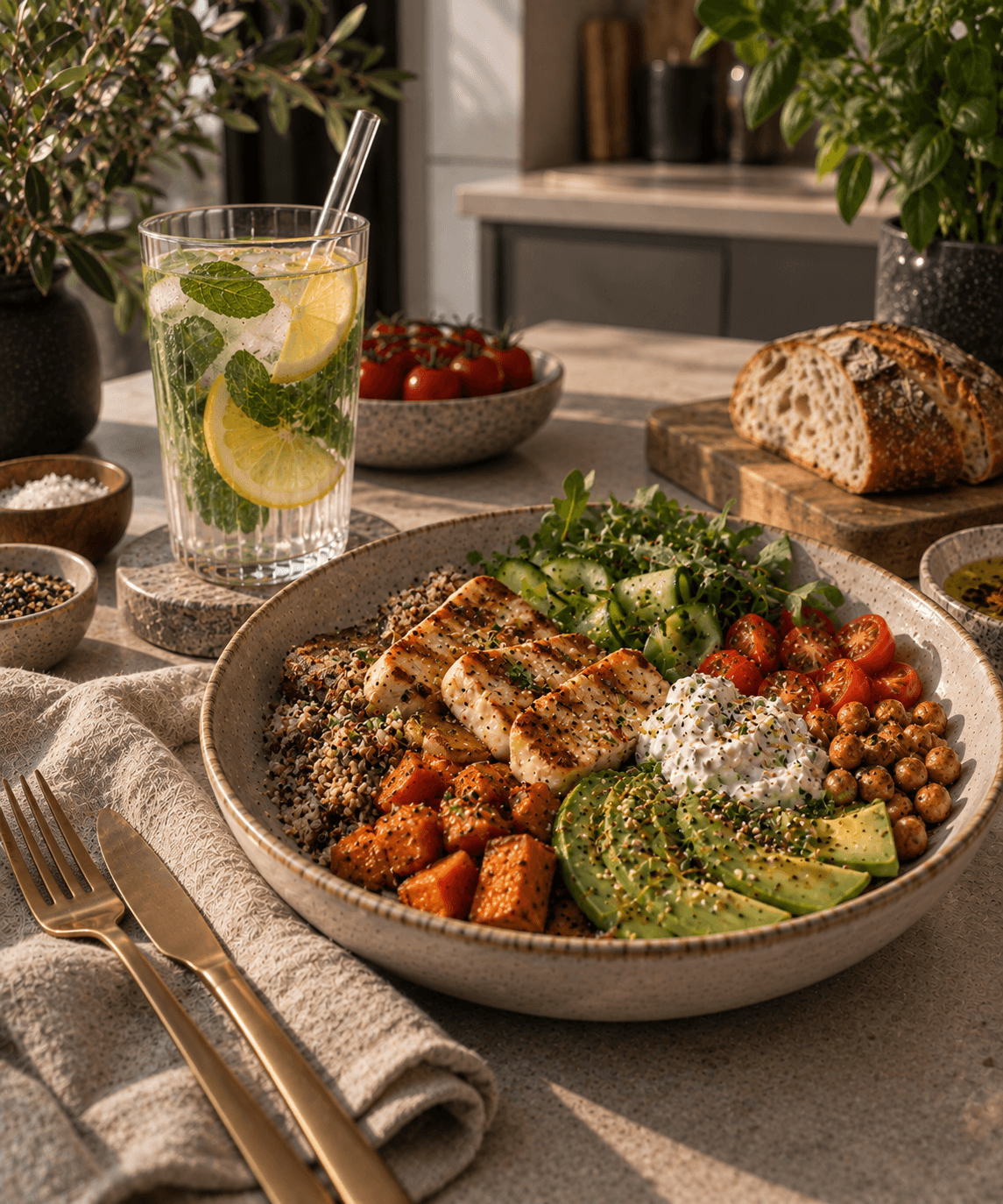 Fresh & Colorful Lunch