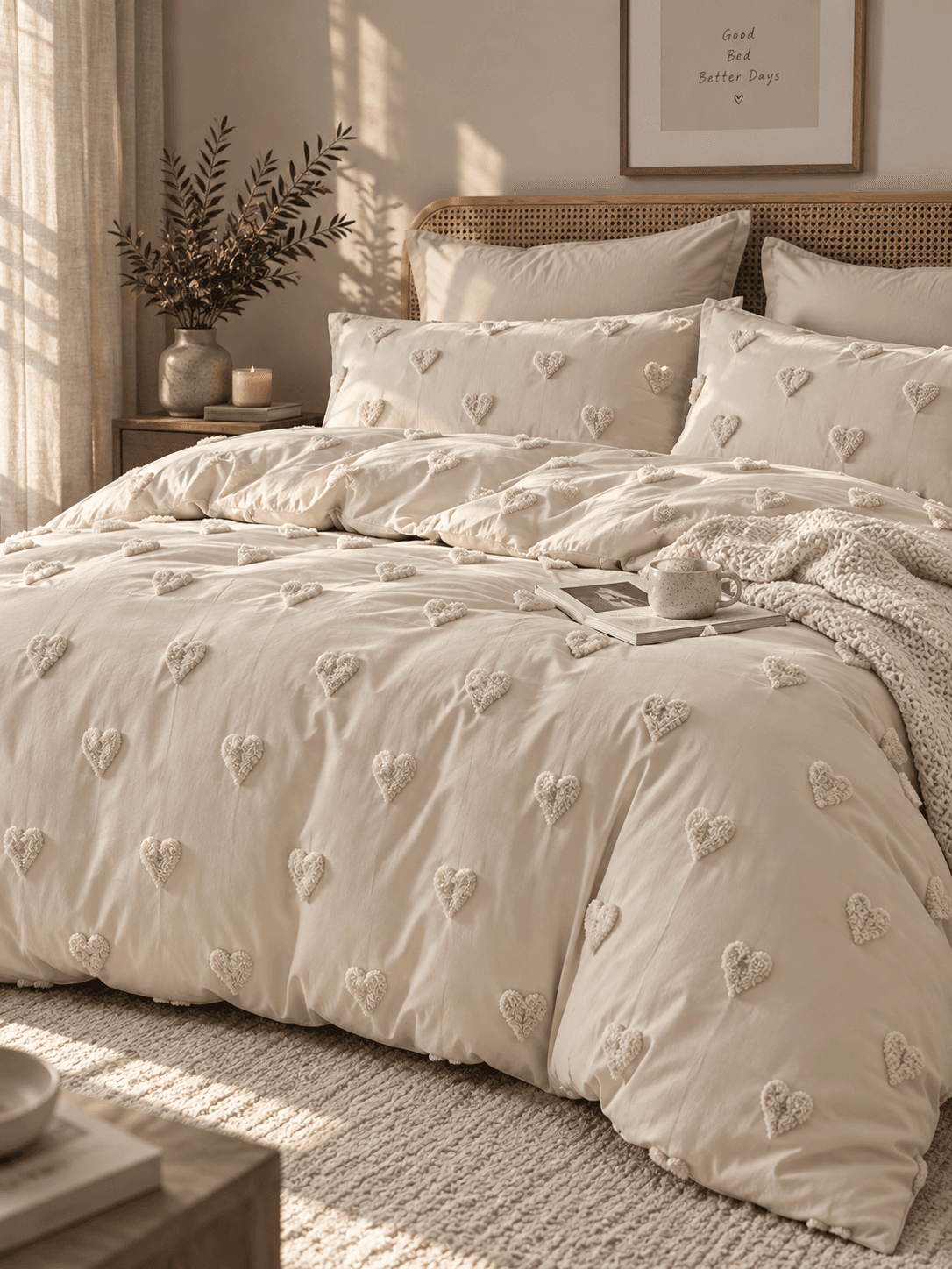 Heart Bedding Set